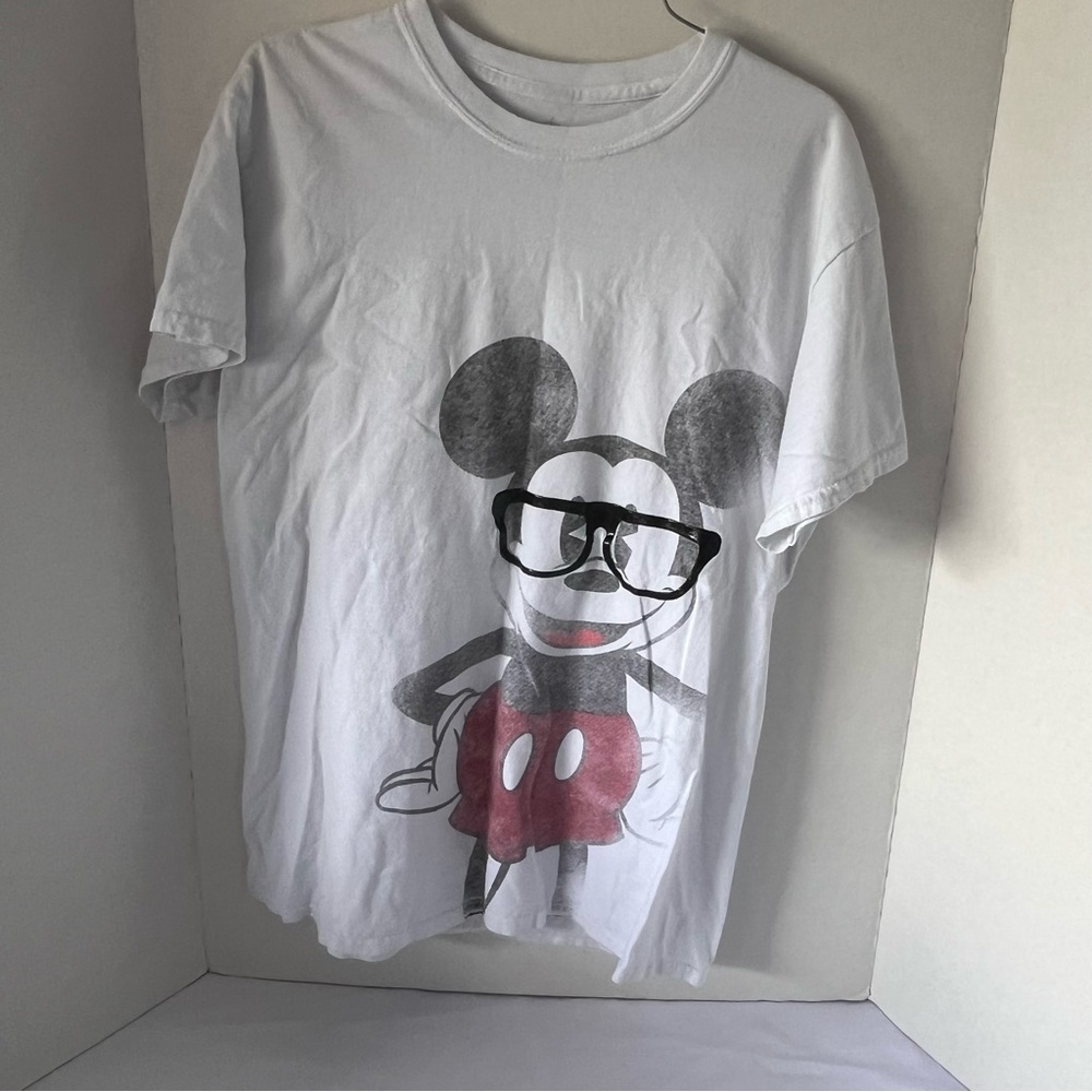 Disney Mickey Mouse Graphic Tee - White and Black
